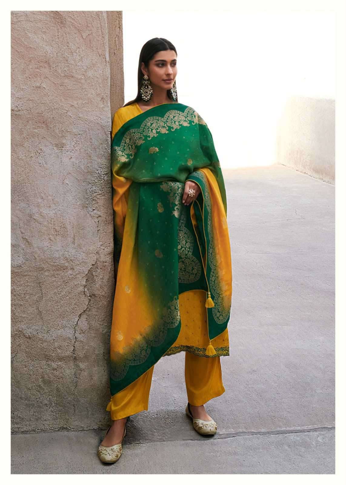 Rozana by Varsha 01 to 03 series Indian Traditional Wear Collection PREMIUM Viscosd meena Embroidered dresses At Wholesale Price